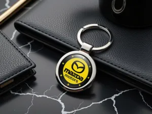 Mazda Portachiavi Personalizzato Logo Premium